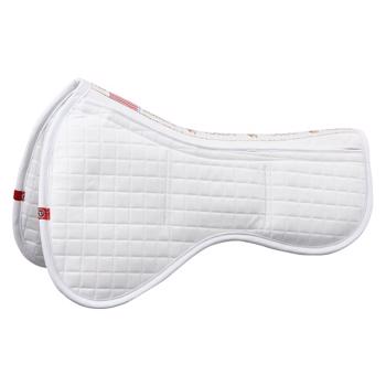 Dressage Shim Half Pad - White - Pro-Impact